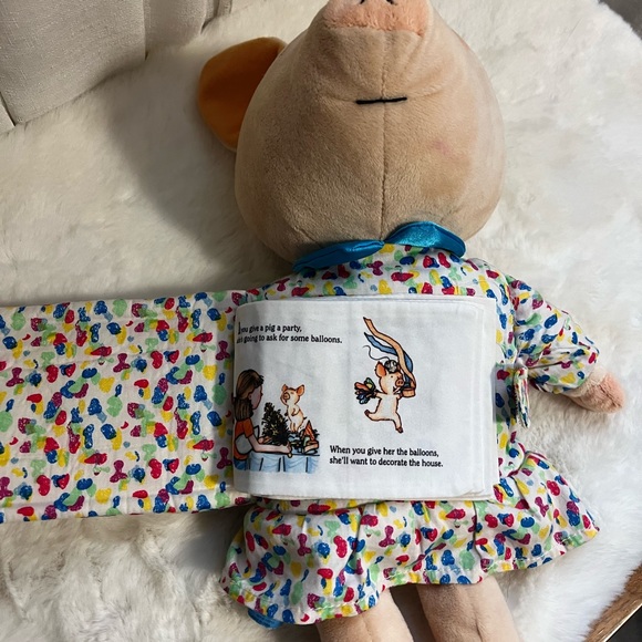 2/$10 Zoobies If you give a pig a party plush toy book - Picture 3 of 9